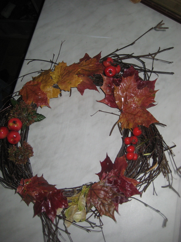 Поделка осенняя в сад