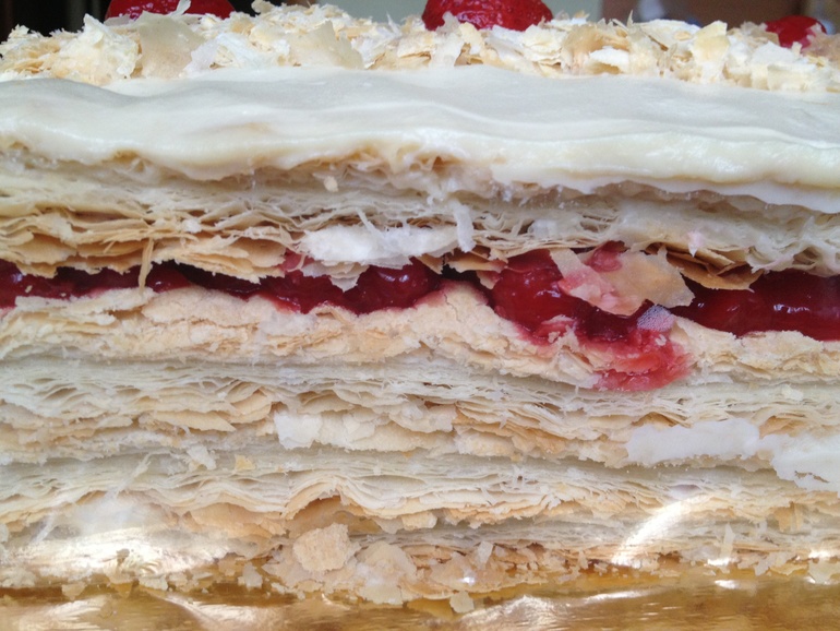 И снова клубничный Мильфей