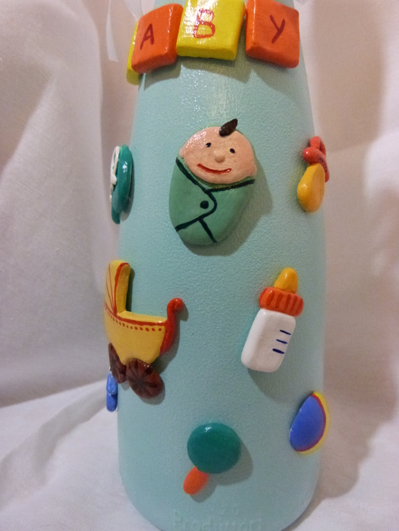 Шампанское в честь рождения малыша