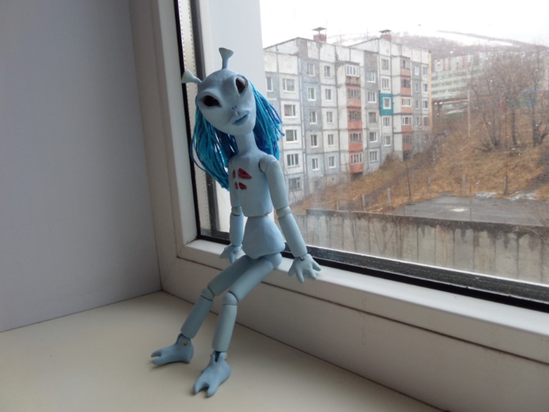 Гуманоид из запекаемой пластики