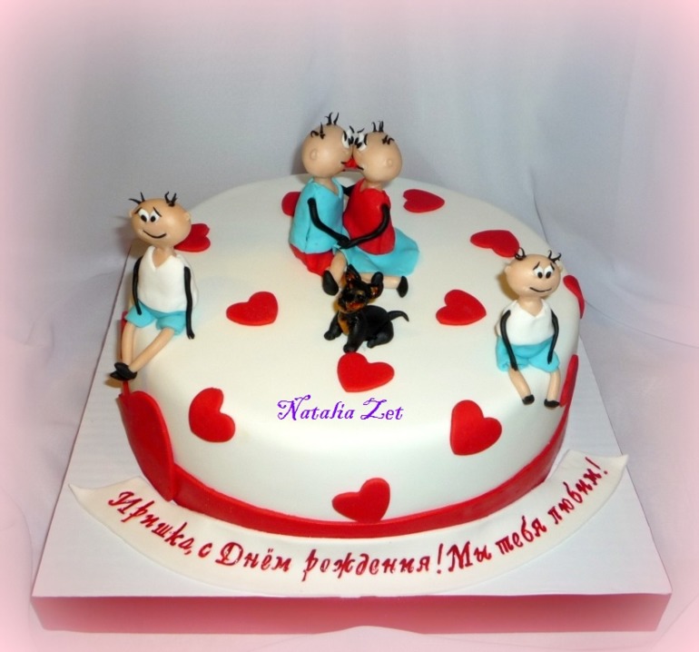 Семья масяней в компании чихуахуа)