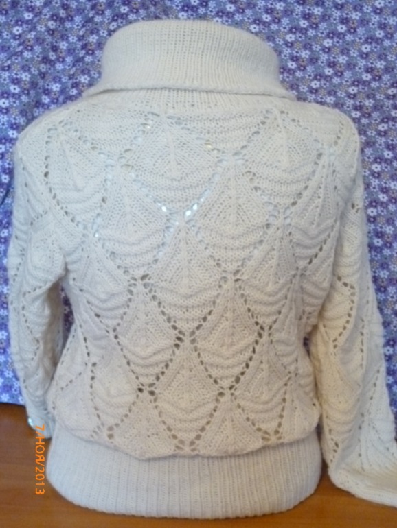 Свитер и сумка из он-лайна.