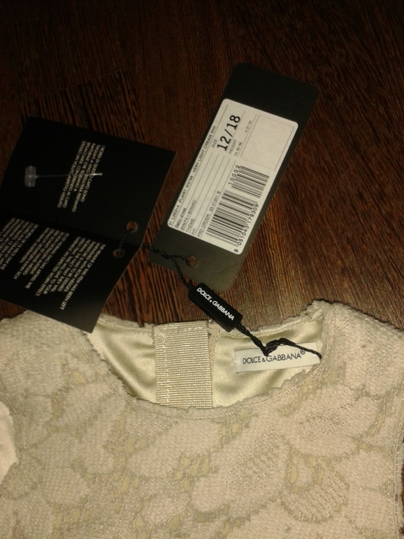 Платье Dolce&Gabbana; 12-18 мес