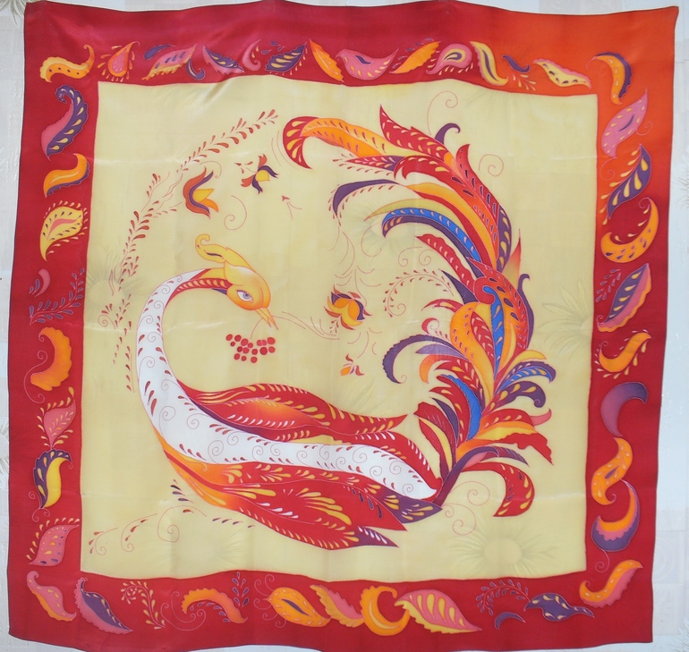 Жар птица (батик)