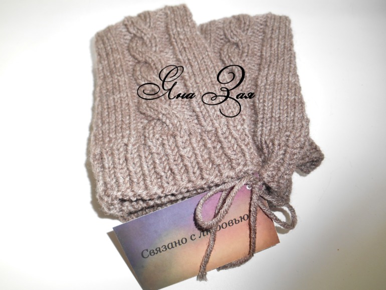 Комплект снуд+митенки! (много фото)