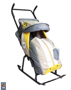 Санки-коляска Герда 4-Р5 с 4 колесиками ТАЧКИ  мой отзыв