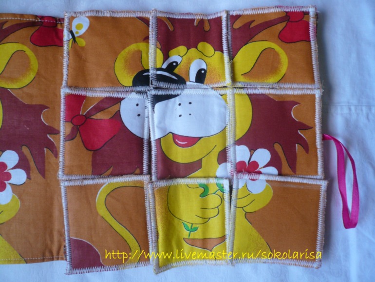 Мягкие пазлы из 9 элементов