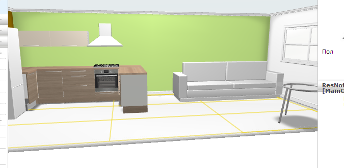 Напланировала кухню, выскажите свое мнение.