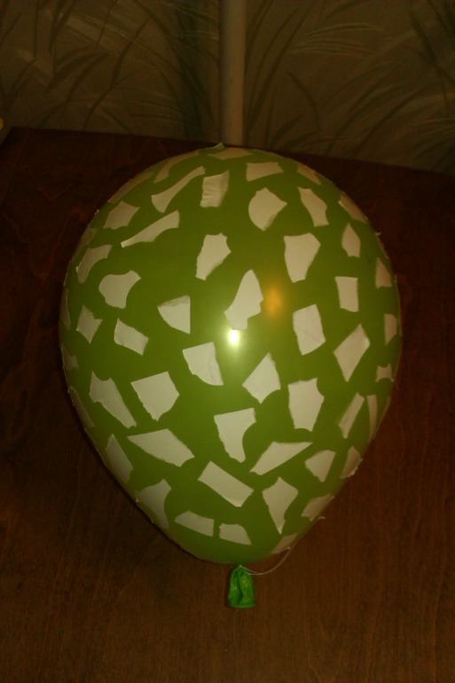 Аппликация на шарике