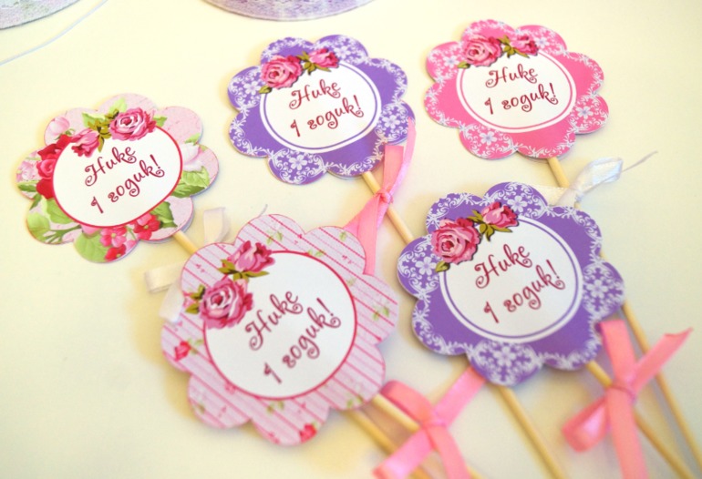 Нежный шебби набор для годовасия Ники