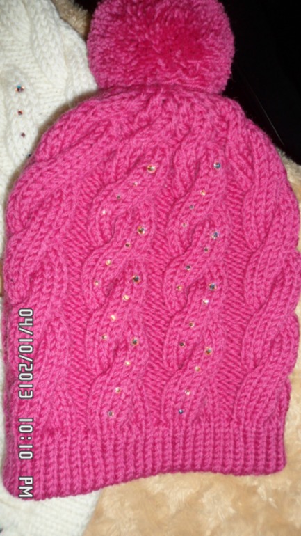 Шапочки к зиме для дочки