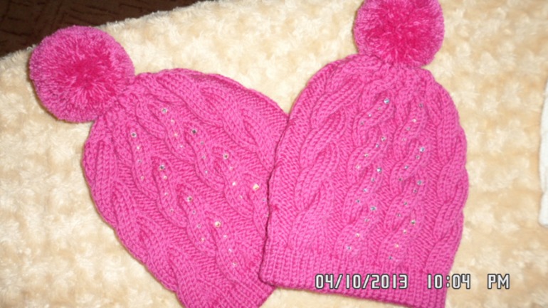 Шапочки к зиме для дочки