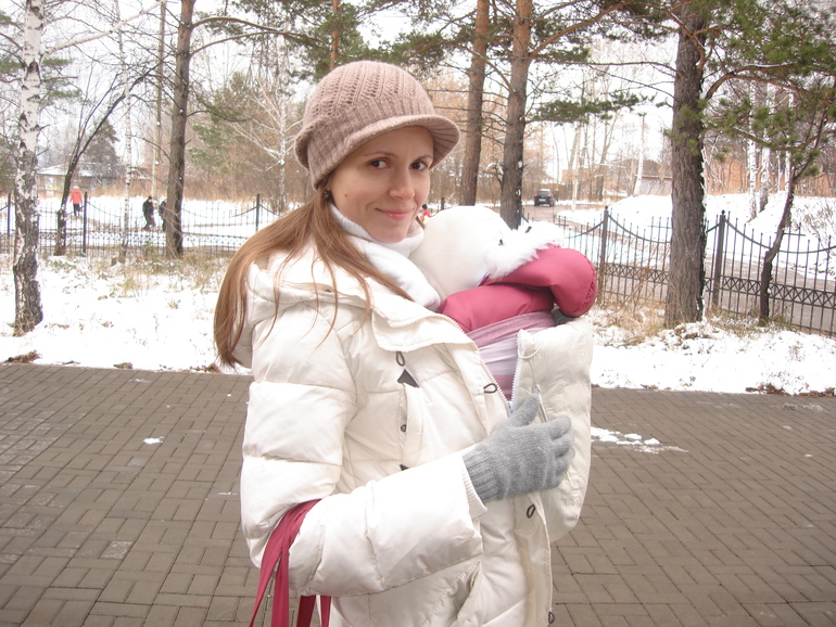 Слингокуртка для ребёнка, который любит свободу:)