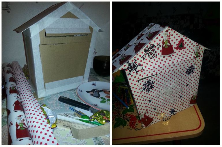 Почта от Дедушки Мороза. День первый.