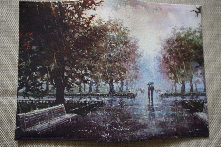 Декупаж на коже...