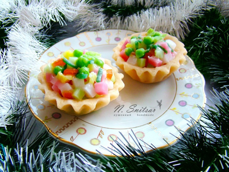 Подготовка к НГ - мыло из основы (№1, 2013). Застольное.