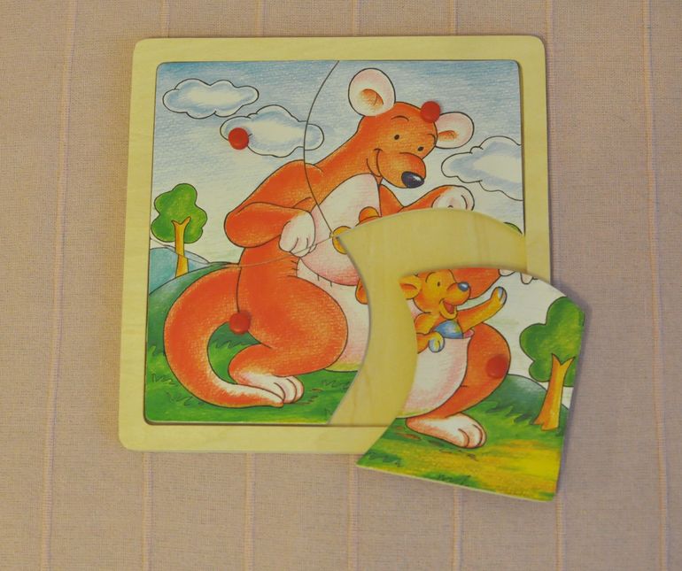 Первые пазлы