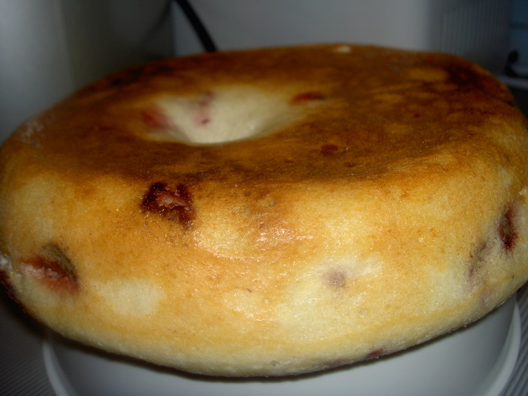 Творожная запеканка с клубникой