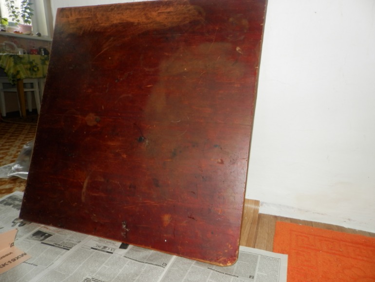 История одного стола. Декупаж... Первый опыт...