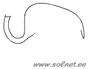 Урок 1. РИСУЕМ АИСТА И СЛОНИКА.