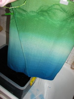 Руководство по окрашиванию шарфа градацией