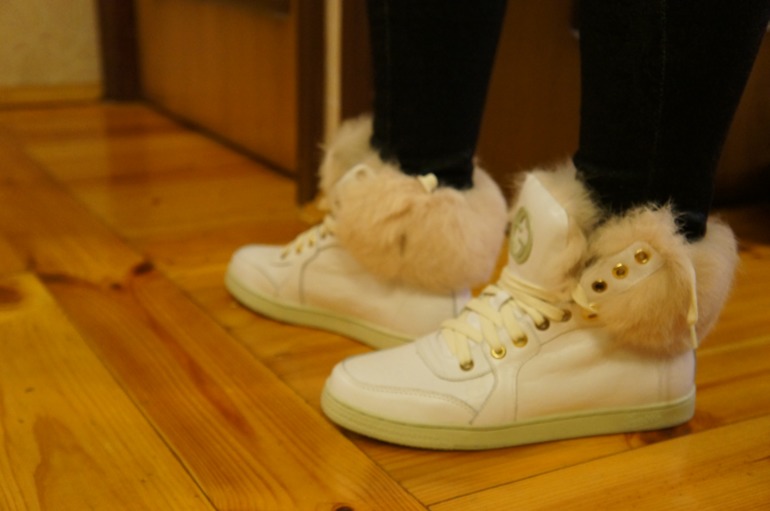 Кроссовки зимние. Реплика Gucci