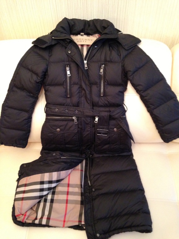 Пуховик Burberry Brit, новый, р-р xs, 30 000 р.