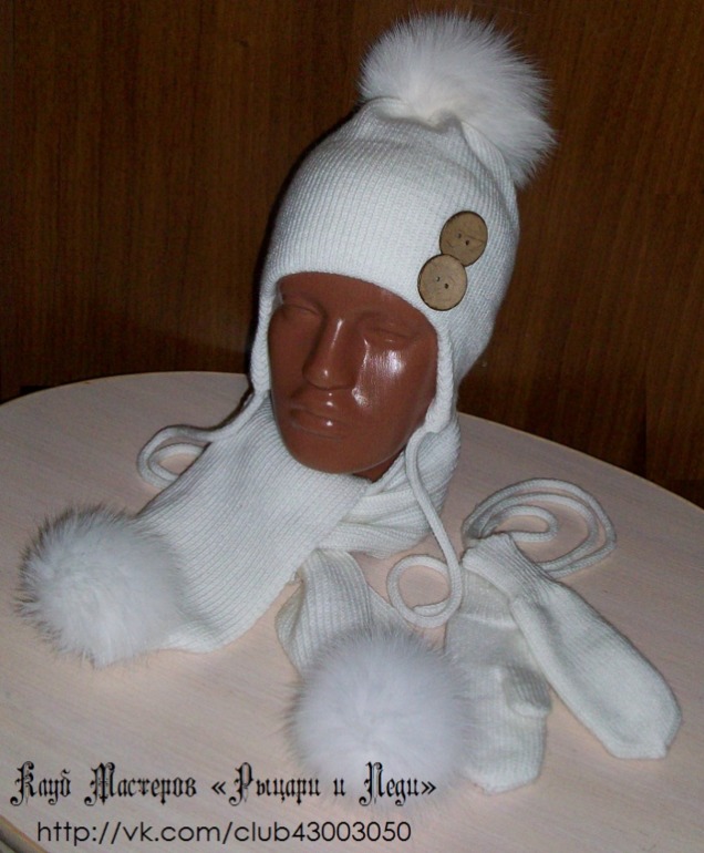 Новые детские комплекты и шапочки