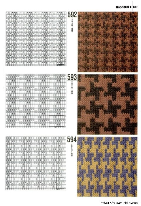 Еще схемы для спиц