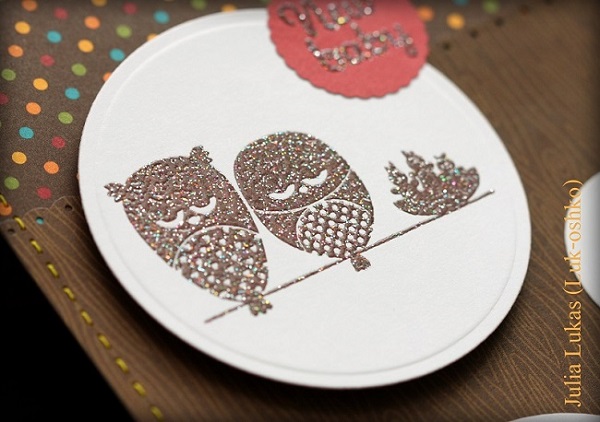 Две работы из осенней бумаги Doodlebug Design