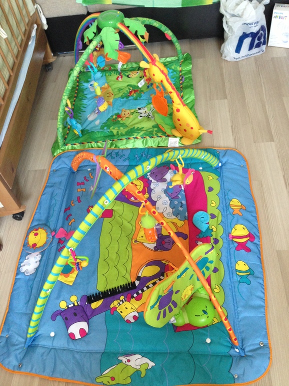 Игровые коврики для детей. Fisher-Price, Tiny Love.