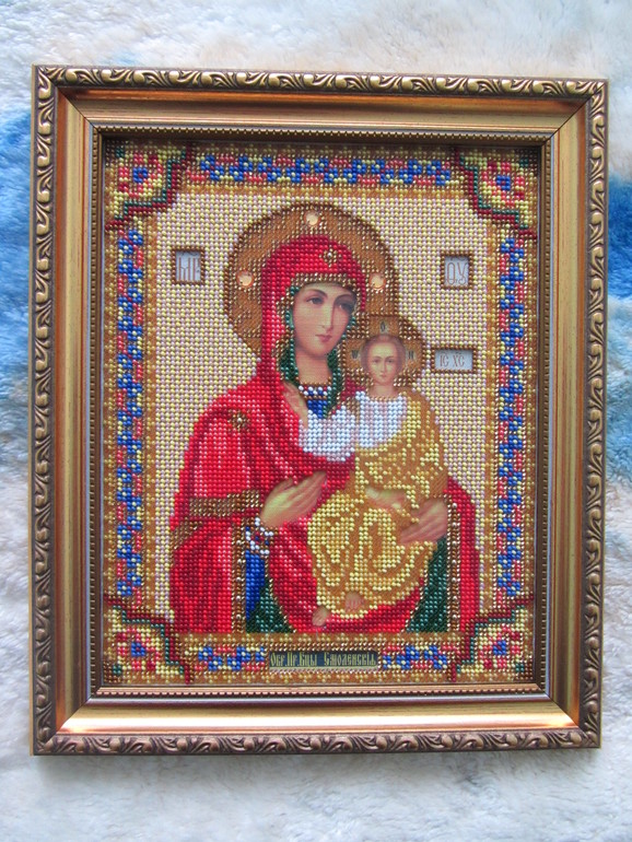 Моя первая работа бисером