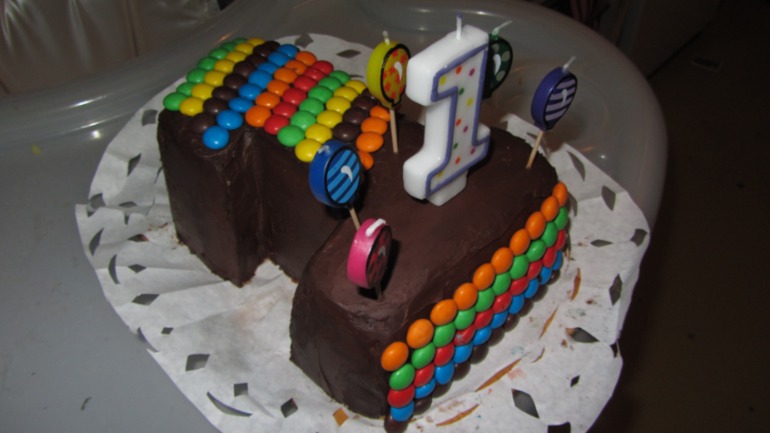 Первый торт!