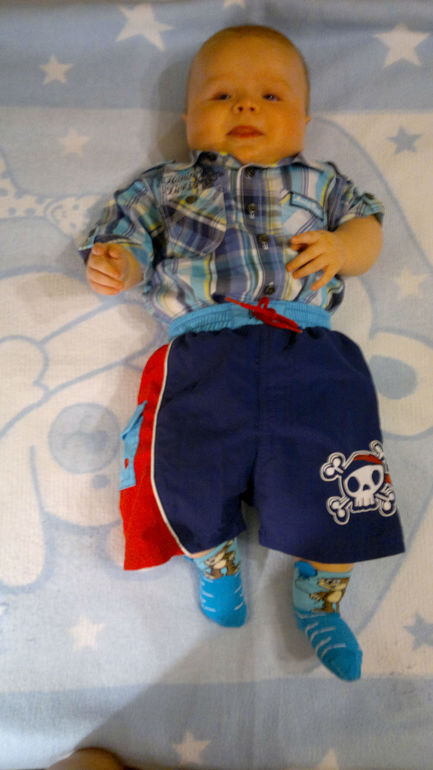 Домашняя фотосессия за 3 дня до 5 мес)))) Сыночек Арсюничка!