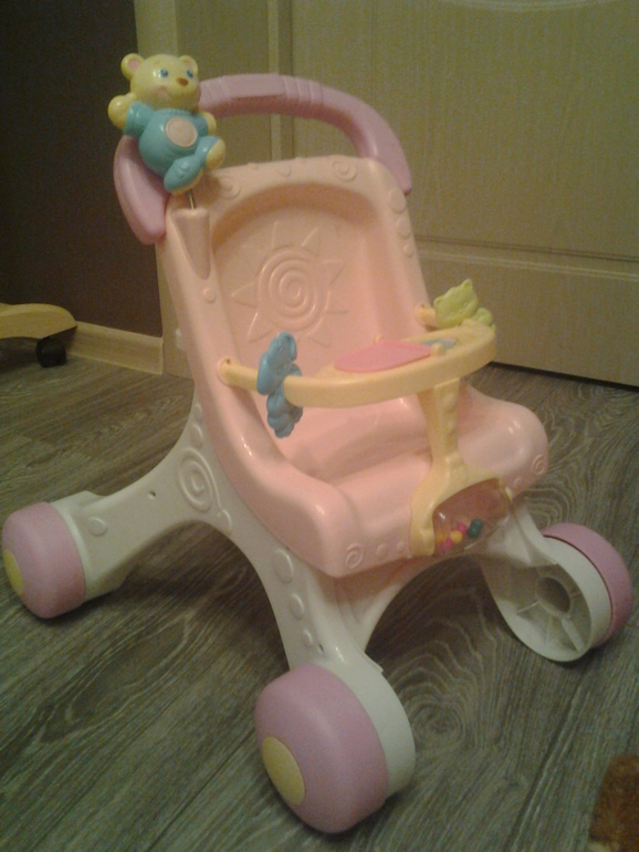 Ходунки-каталка «Моя первая коляска» от Fisher Price (б/у)