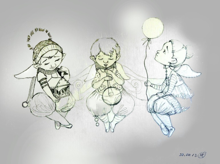 Новогодние человечки