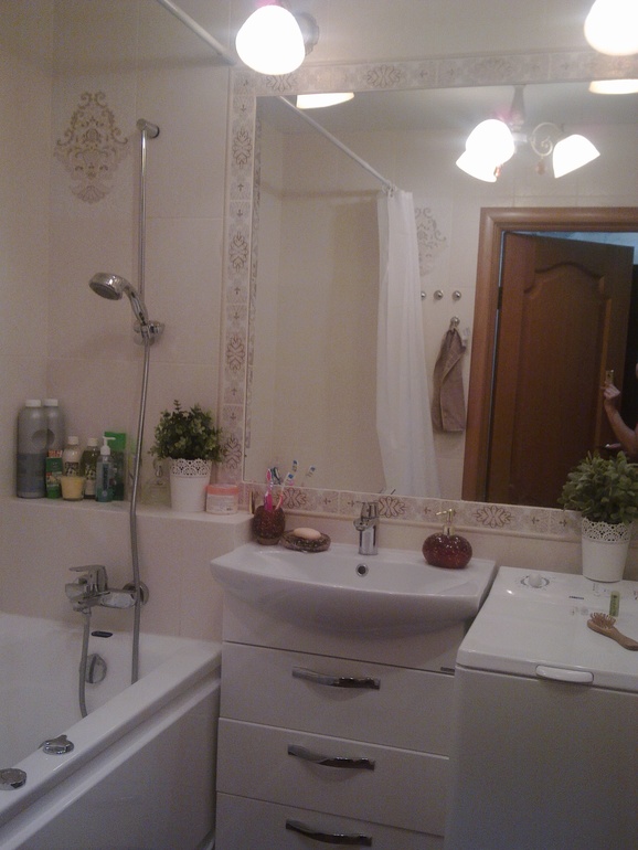 Вот и закончился ремонт ванной -делюсь, хвалюсь..