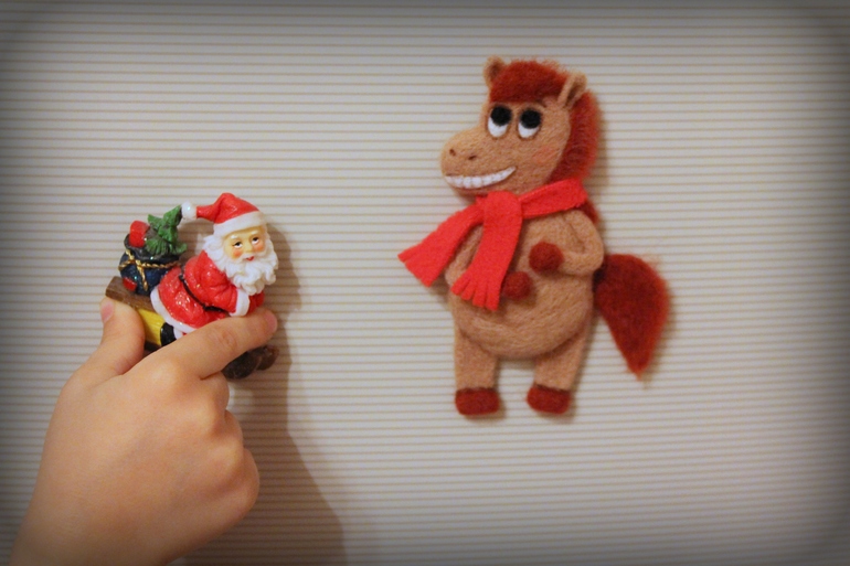 Лошадка - магнит на холодильник