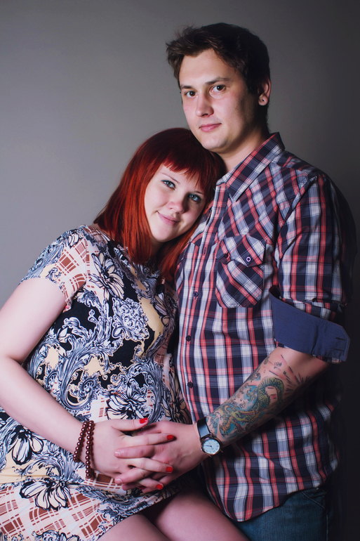 наша беременная фотосесия..)