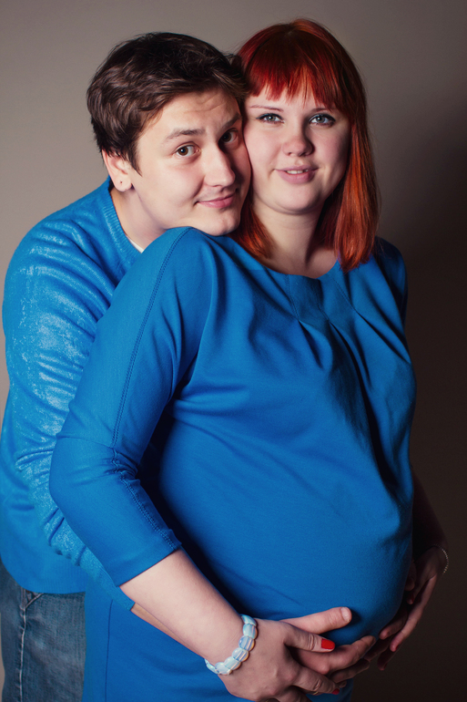 наша беременная фотосесия..)