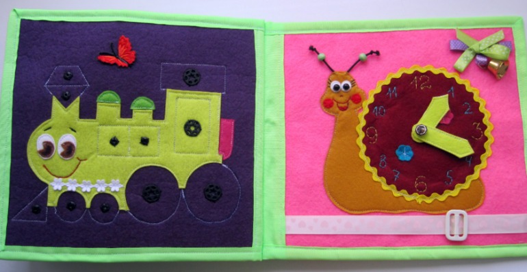 Книжка из фетра