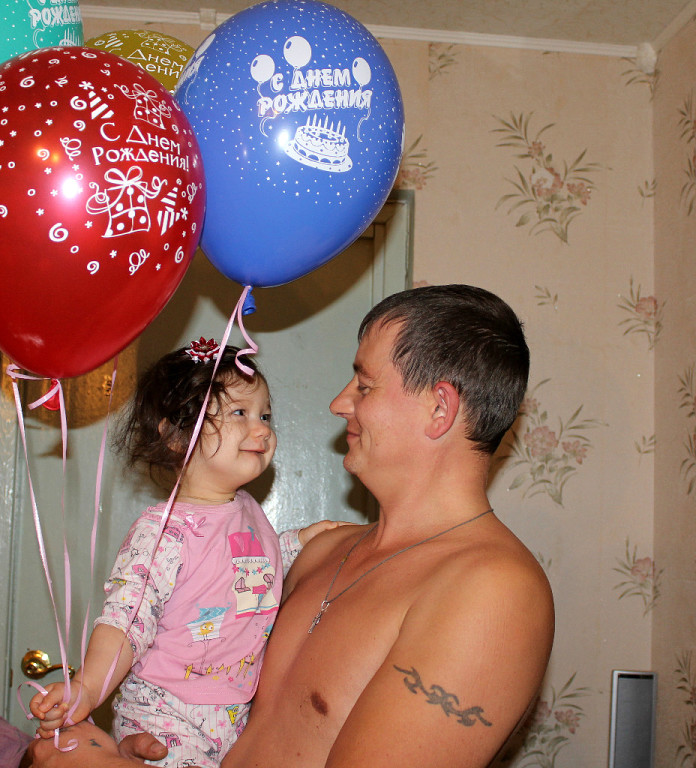 День рожденья нашей доченьки!!!