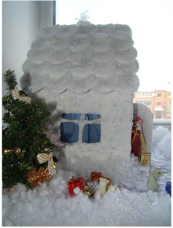 Наша зимняя сказка - Домик Деда Мороза!