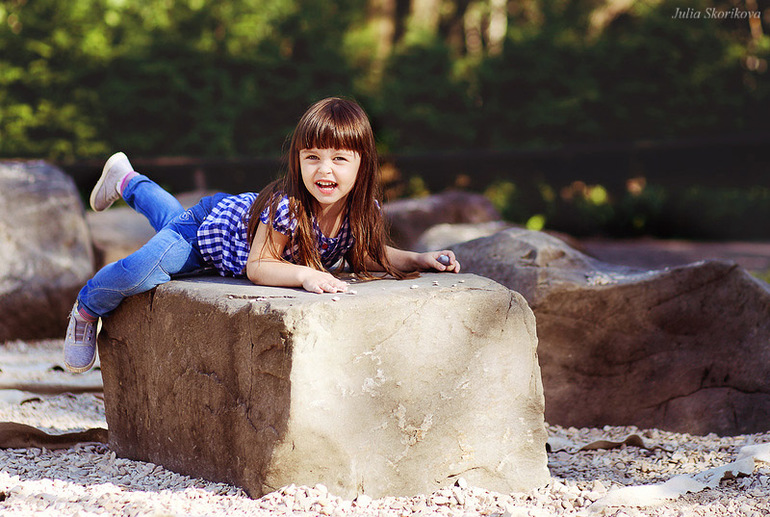 В Японском саду.