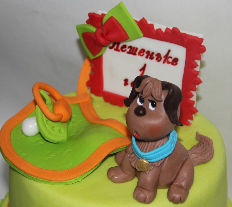 Торт для мальчика на годик