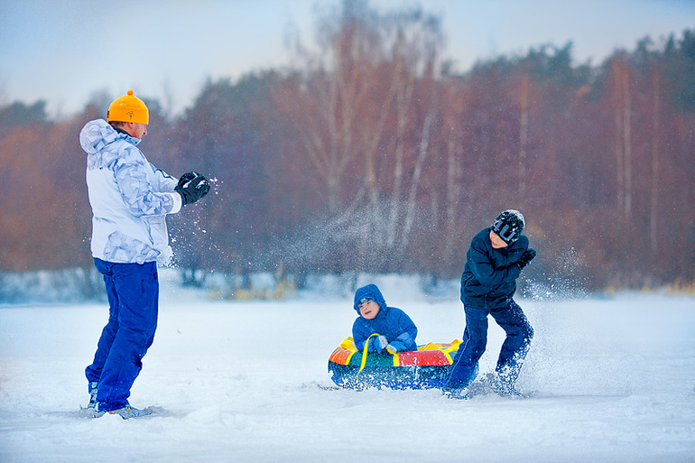 Прогулка с папой
