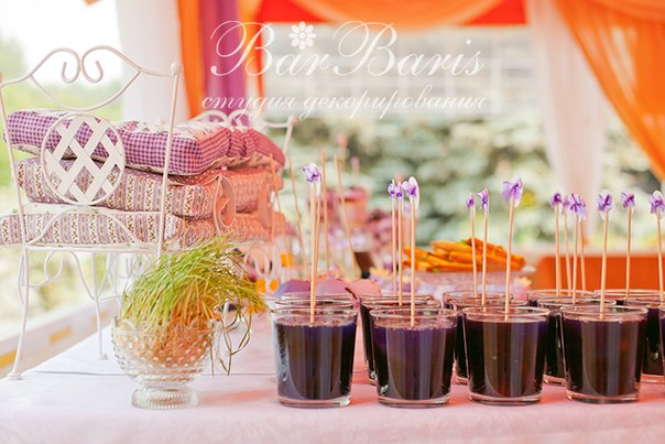 Сладкий стол в стиле Принцесса на горошине, июль 2012