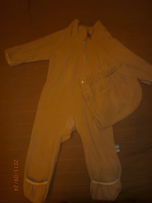 Флисовый слингокомбинезон ILM 0-6 мес.