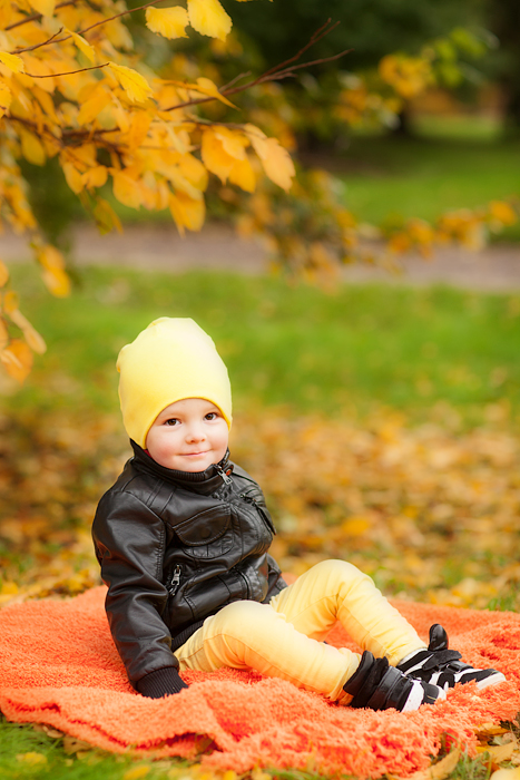 Осень прекрасной Елены и Мишутки