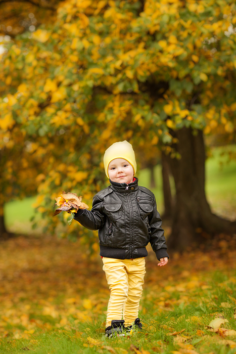 Осень прекрасной Елены и Мишутки